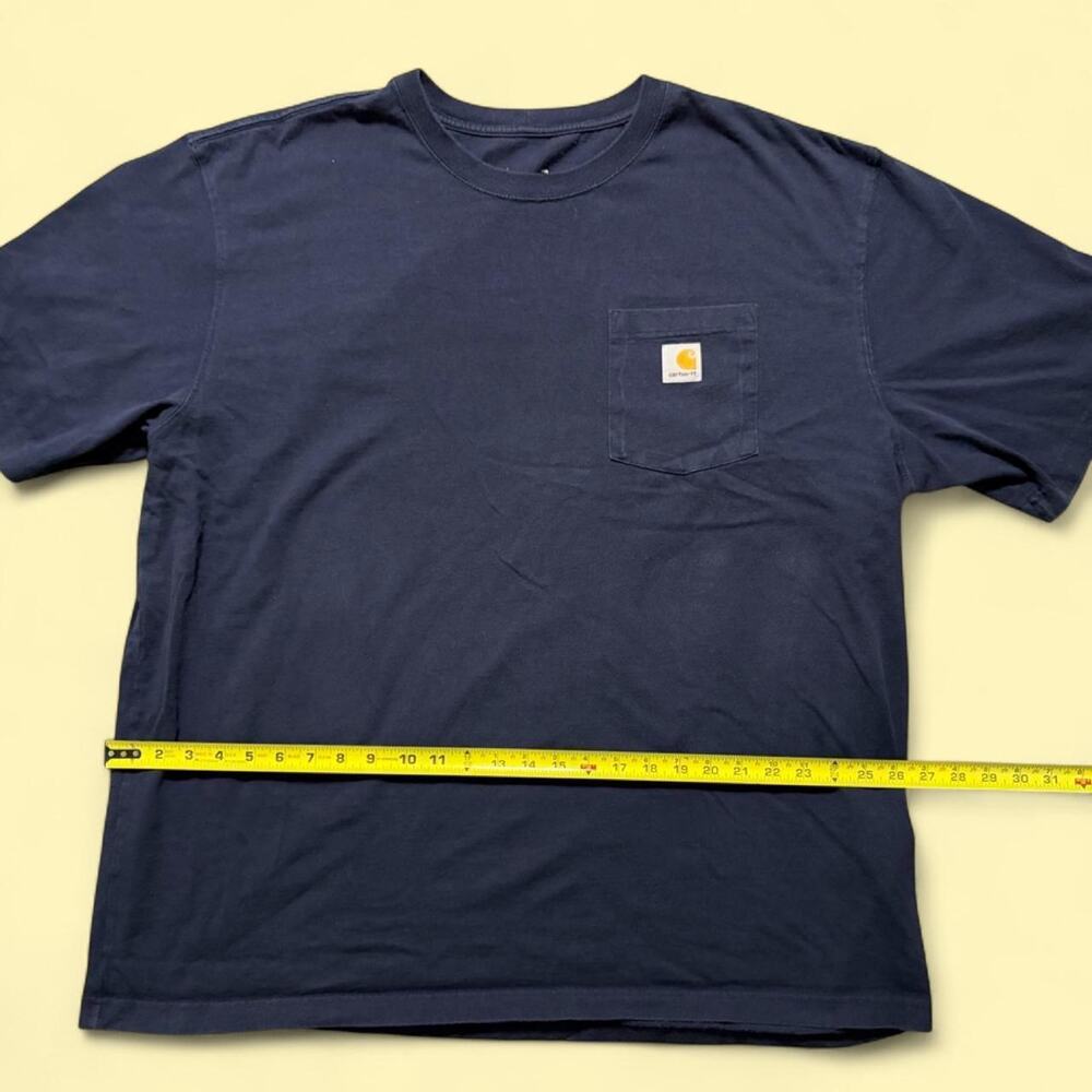 Vintage 2000s carhartt t navy